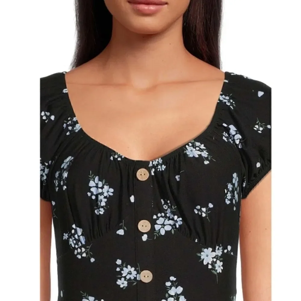 Women’s High Low Midi Floral Print Dress 2-Pack Size XS
